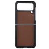 Shiny Phone Case Suede Lining ABS Scratch Resistant Folding Screen Phone Case for Samsung Galaxy Z FLIP 4