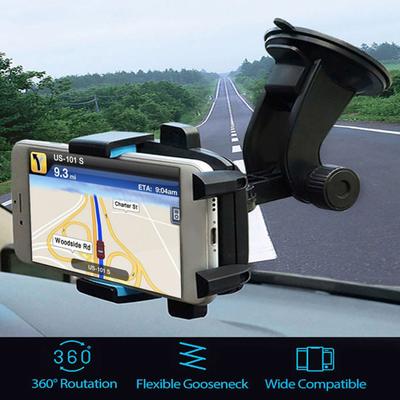 Rotating Vehicle Windshield Mount Suction Car Phone Holder Bracket Cradle Stand