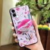 Fashion Design Dirt-resistant Phone Case For Samsung Galaxy A07 Glitter Soft Case Rotatable Stand Skin Feel Silicone TPU