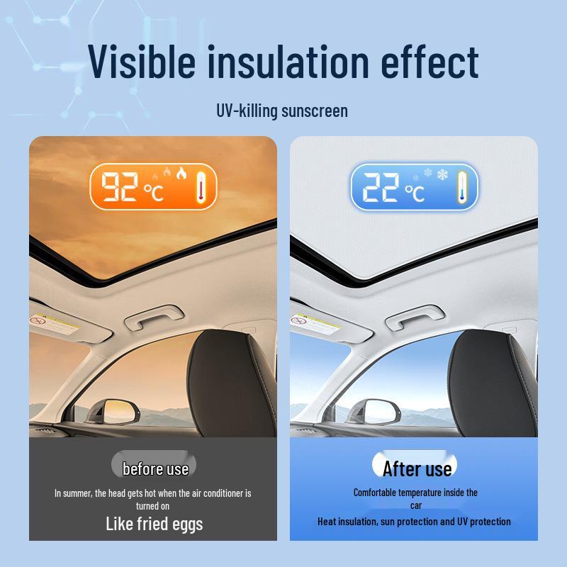 Electrostatic Sunroof Sunshade for Mercedes-Benz SMART FORFOUR 135