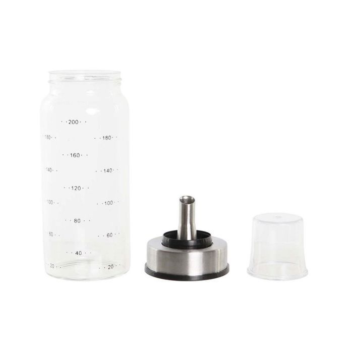 Huilier - DKD Home Decor - S3041780 - Verre Borosilicate - Acier Inoxydable - 200 Ml