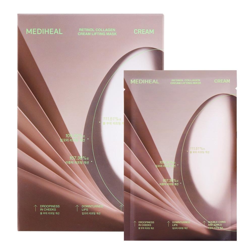 Mediheal Retinol Collagen Cream Contour Mask 10 Sheets