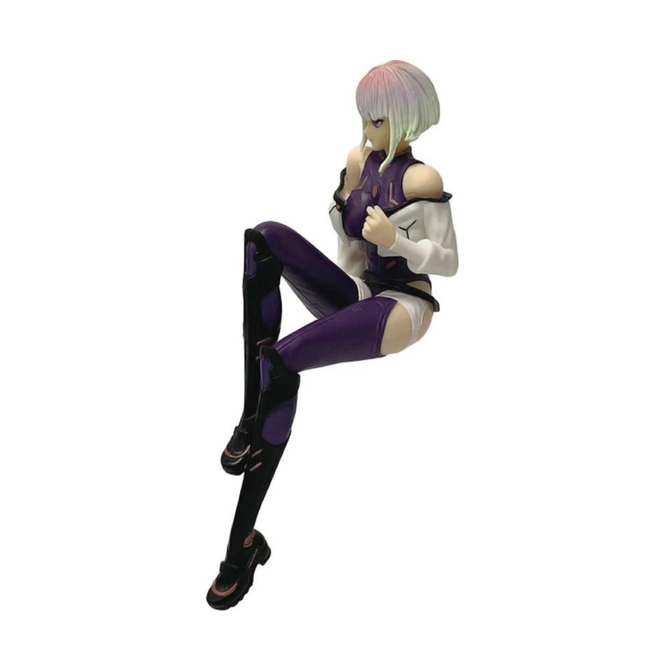 Auf Lager Angebot Cyberpunk Lucy 17cm Sitzende Pose PVC Anime Figur Sammlermodell Spielzeug Geschenk Neujahrsgeschenk