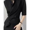 Men's and Women's  Casual Suits with A Lapel Collar Business Vest British Style Lapel Collar Slim Fit Vest Jacket
