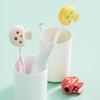 Cartoon Mushroom Toothbrush Head Cover Toothbrush Protector Cap Brush Protective Case Portable Plastic Clip for Home Travel Use