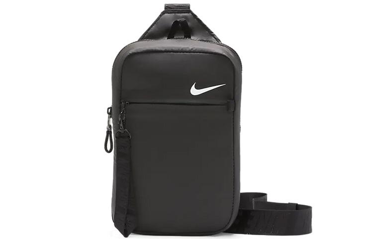 Nike Fabric One Shoulder Crossbody Sling Bag Unisex Black Iron Gray CV1060-011