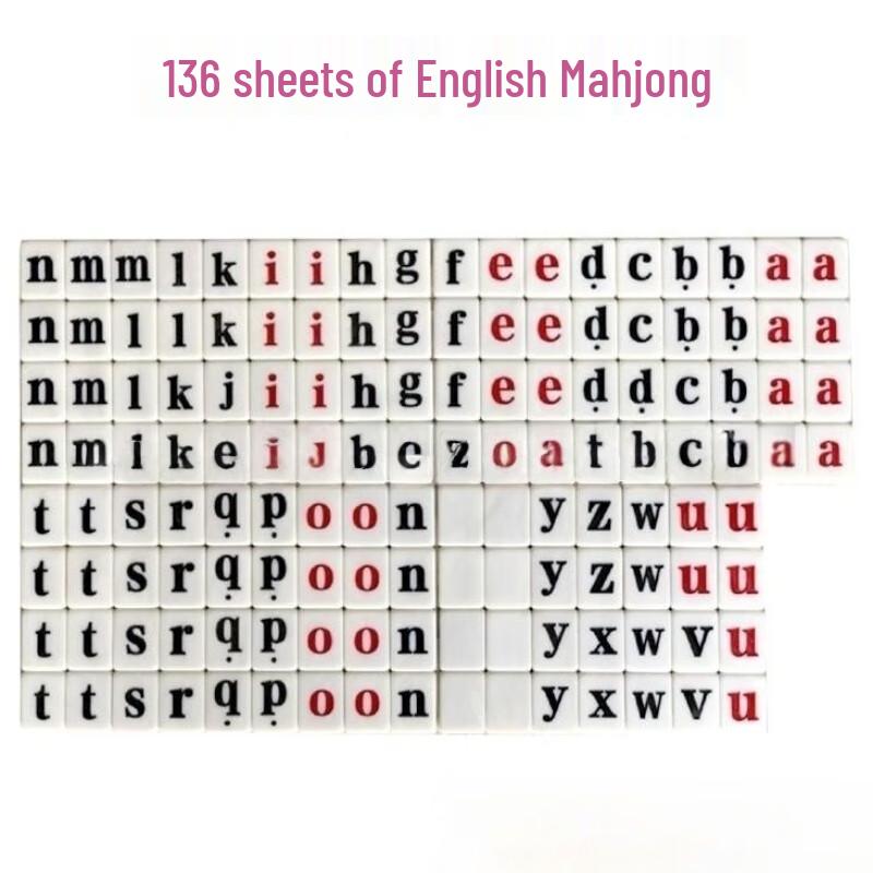 Brangdy English Letter Mahjong Game