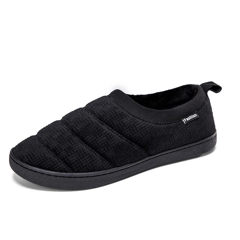 Модные зимние теплые меховые мужские тапочки для мужчин и женщин — фото 10