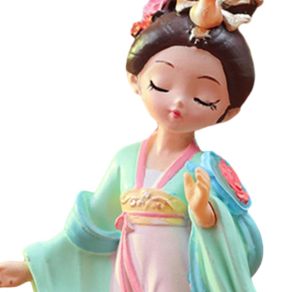 Chinese Beauty Statue Desk Chinese History Woman Figurine for Gift Party Bar