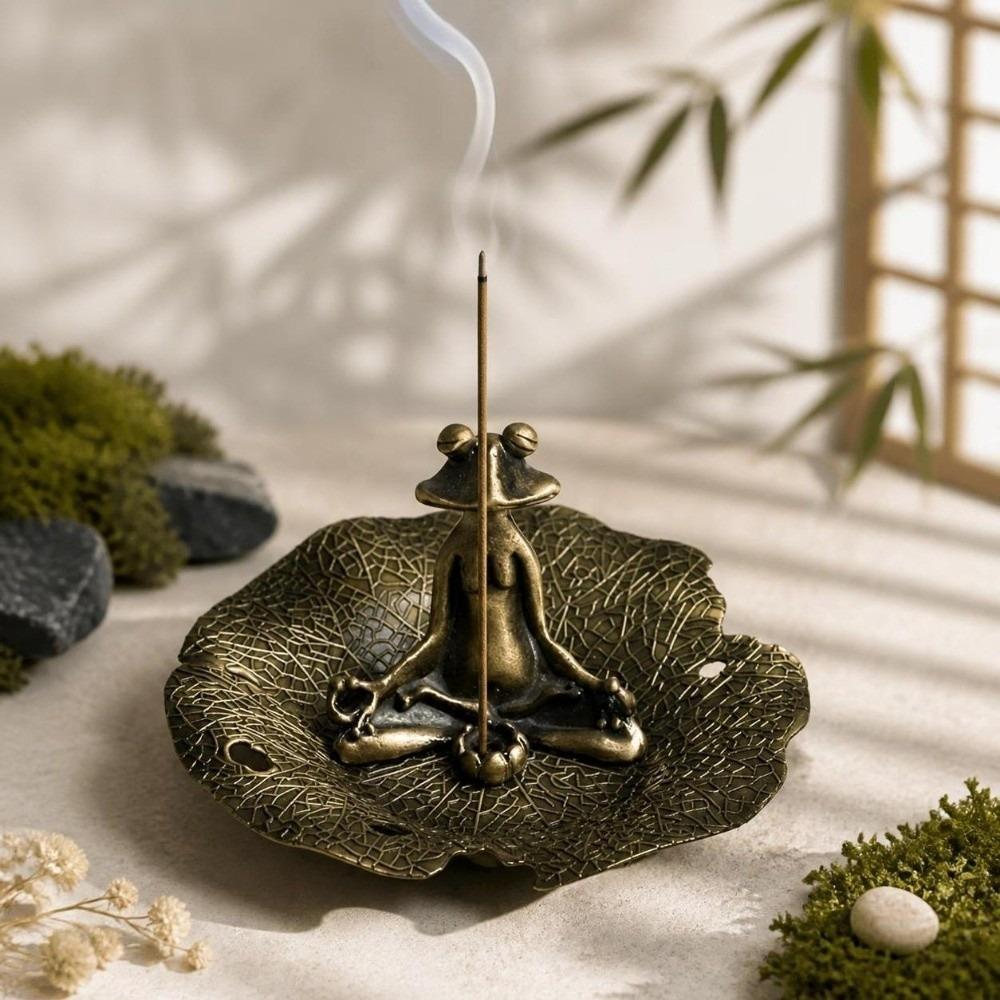 Tortoise Incense Stick Holder Desk Ornaments Frog Aromatherapy Stand Creative Incense Burner Yoga