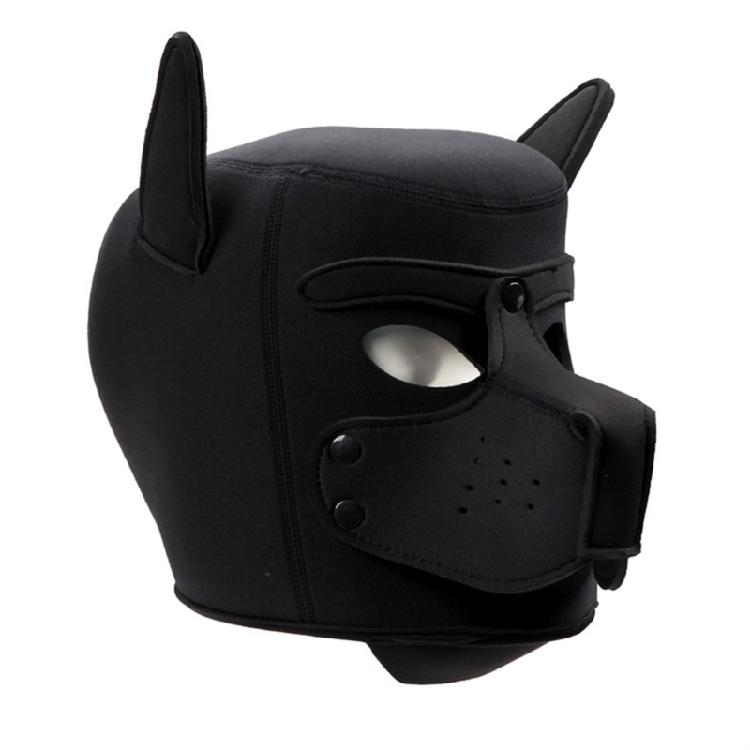 Halloween Hundegesichtsmaske Für Damen Herren Cosplay Partys Maskenballmaske Hund Cosplay Kopfbedeckung Ganzkopf Hundegesichtsmaske