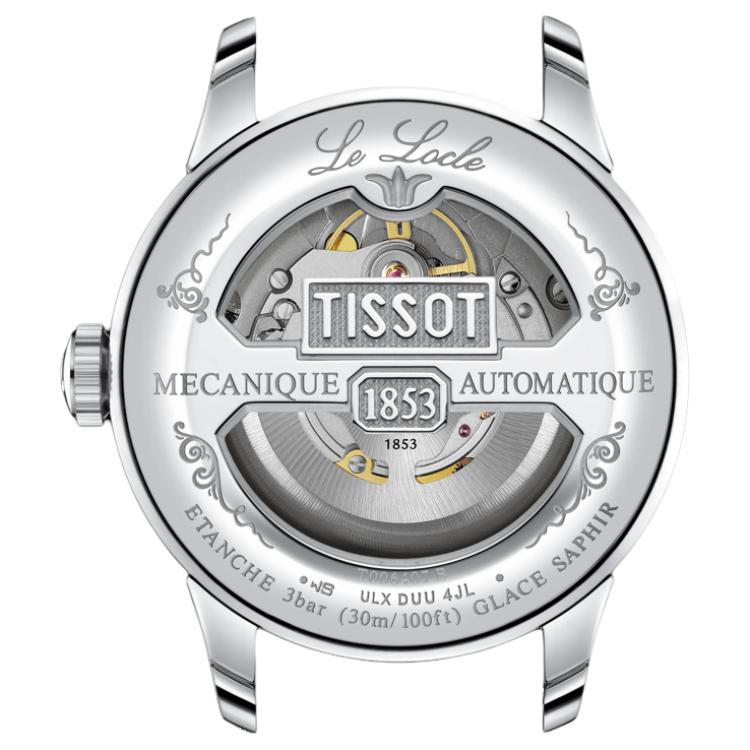 TISSOT Automatic Mechanical Movement Men's Watches Watch 39.3mm Green Dial Stainless Steel Watchband T006.407.11.093.00