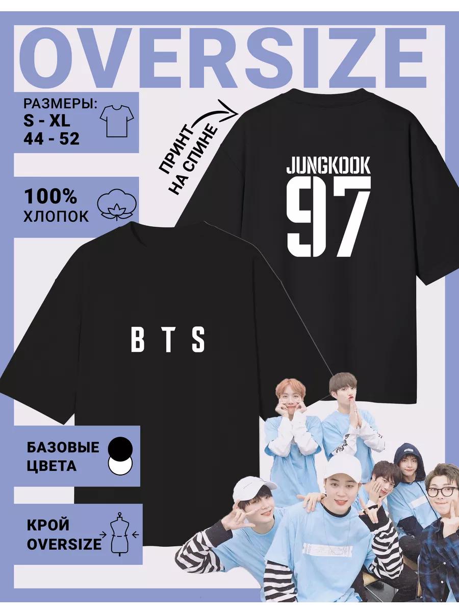 Oversized T-shirt with BTS print - BTS - Jungkook 97 2XL