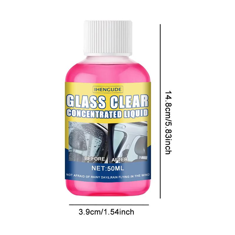 

Concentrated Car Glass Coating Waterproof Windshield Wiper Fluid, Keeps Surfaces Smooth, Rainproof, and Anti-Fog Without Streaks, Quickly