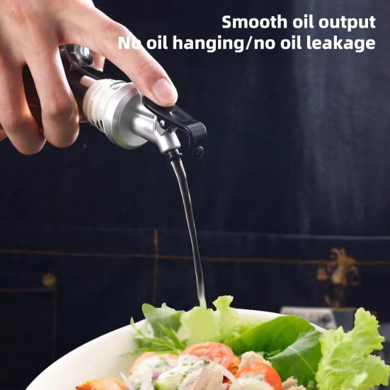 Ölflaschenverschluss, auslaufsichere Ausgießer, auslaufsicherer Ölflaschenverschluss, automatischer Ölausgießer für Küche, Restaurant und Bar