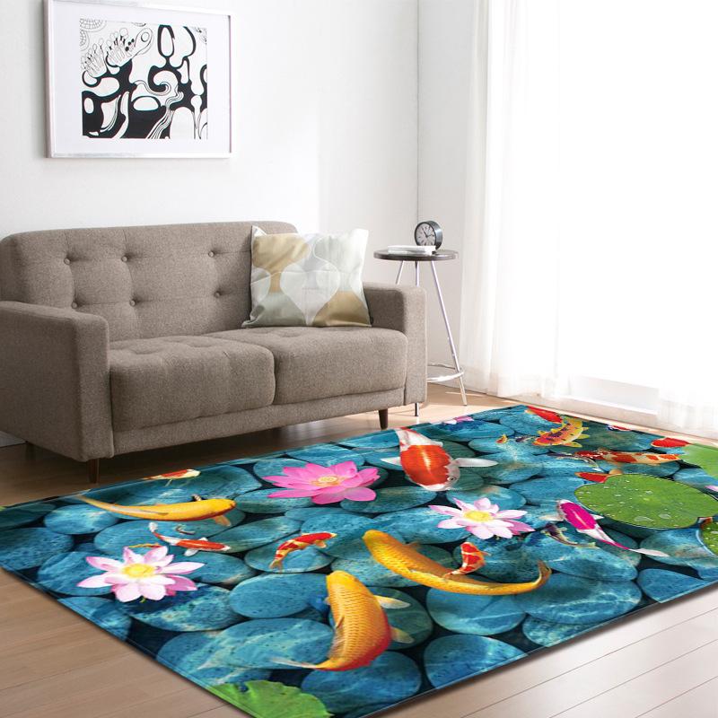 3D Three-Dimensional Painting Living Room Carpet Bedroom Floor Mat