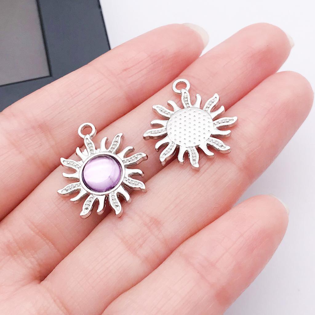 UV Resin Star Moon Tetragonal Star Pendant DIY Earrings Necklace Pendant Accessories