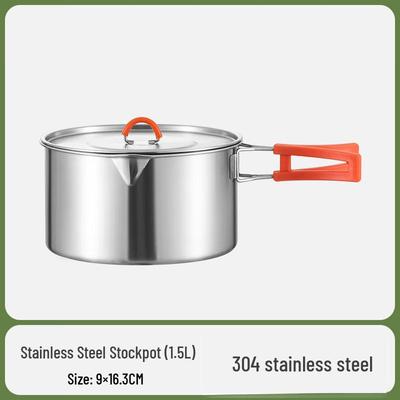 Edelstahl Camping Kochgeschirr Set