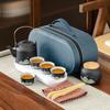 Guofeng Travel Tea Set Ceramic Kuaike Cup Portable One Pot Four Cups Company Business Gifts