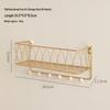 Lilang Gold Wall-Mounted Iron Mesh Storage Basket