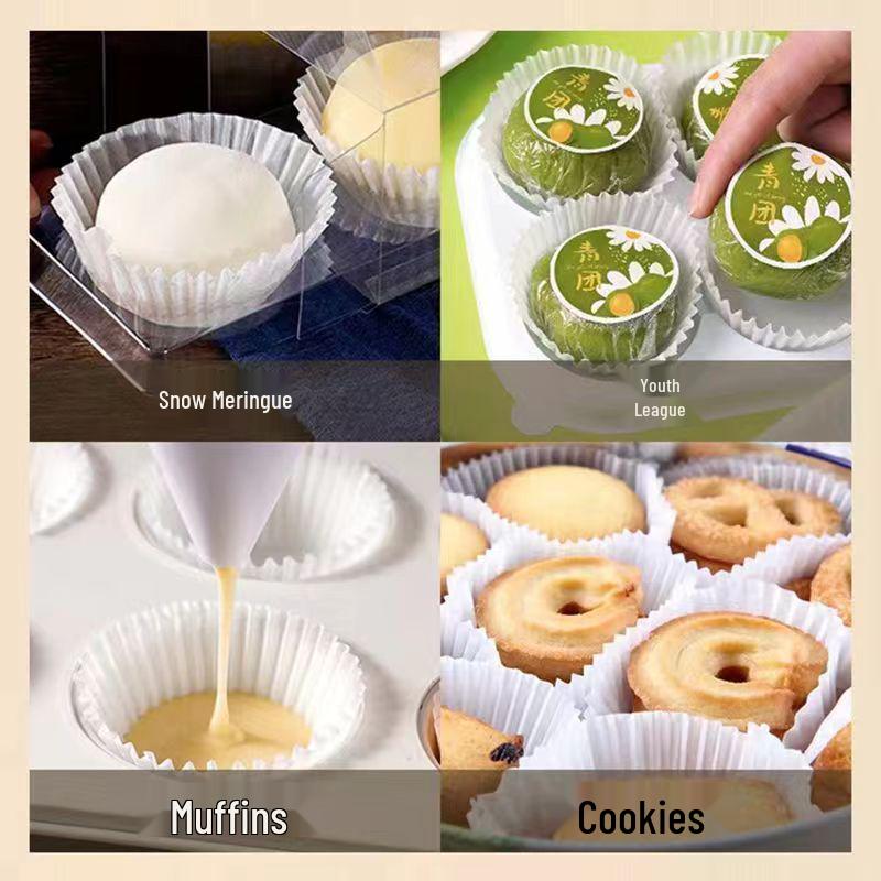 Snowy Niang Paper Holder: Cake Cup & Baking Mold