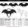 Halloween Pet Costume: Black Bat Wings Suspenders for Cats & Dogs (European & American Style)