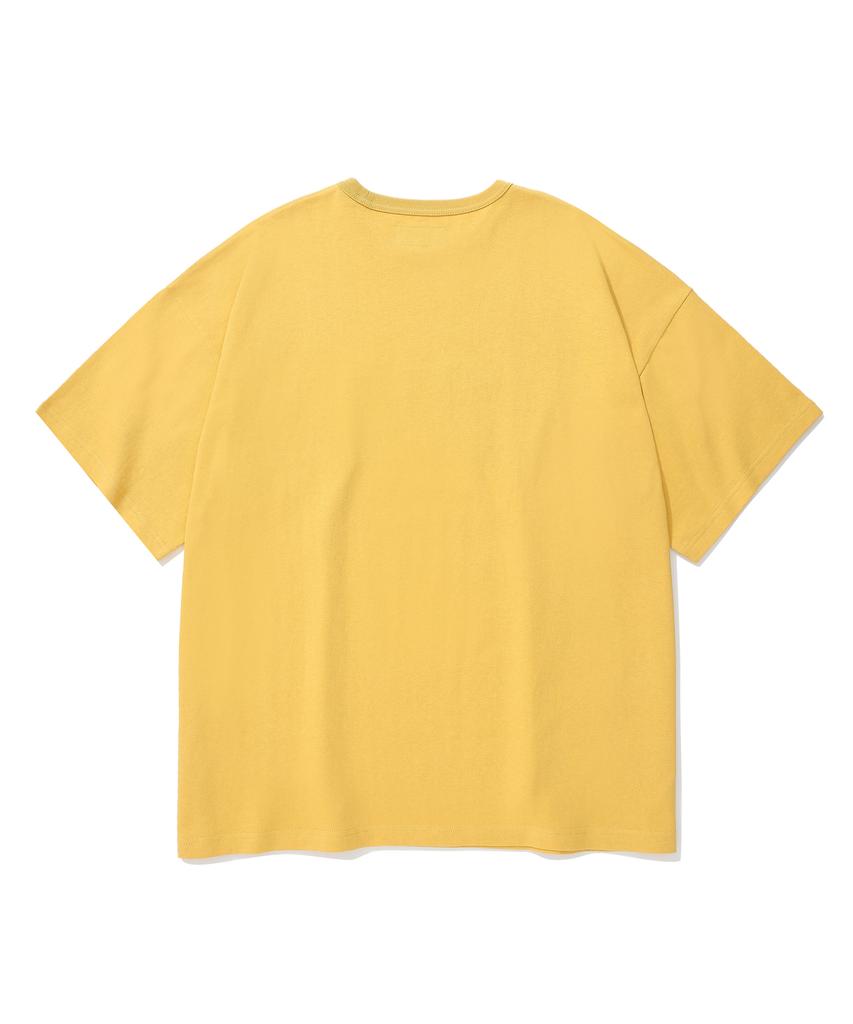 COLUMBIA UNIVERSITY Columbia Arch Logo S/S T-Shirts Vintage Yellow