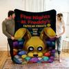 Fnaf Five-nights-At-Freddys Children Warm Soft Anime Blankets for Sofa Bed Cover Blanket Suitable for Birthday Souvenir Gifts