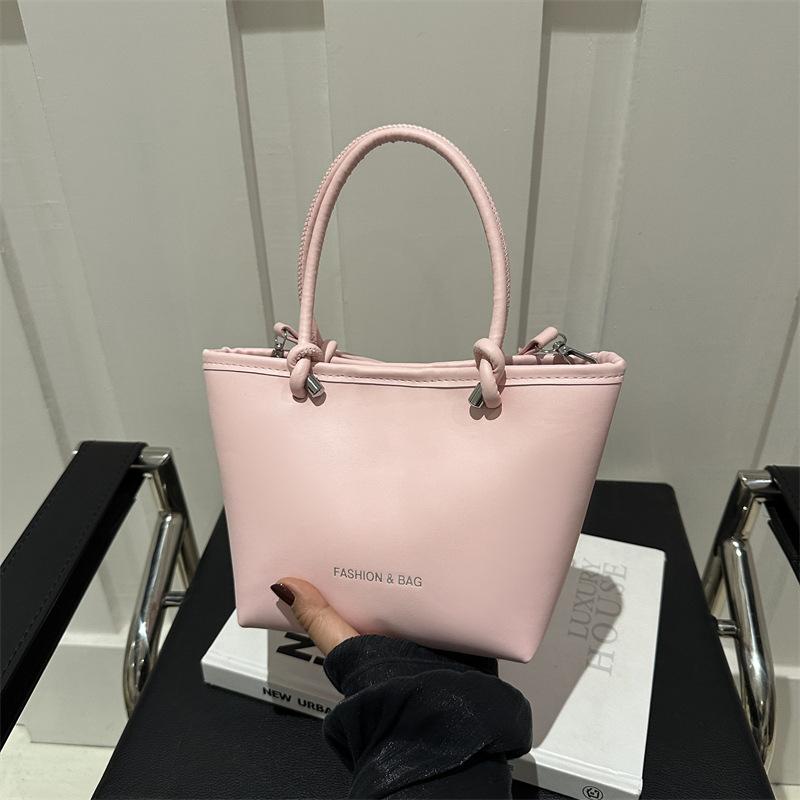 Women'S Bags Pu Bucket Bags Fashion Accessories Bags Niche Shoulder Bags Versatile Messenger Bags