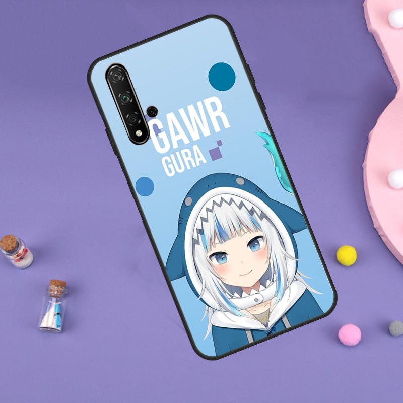 Gawr Gura Hololive Girl For Huawei Nova 5T 9 10 SE 7i 8i 11i 12i Y60 Y61 Y70 Y72 Y73 Y90 Y91 P20 P40 P30 Lite Case