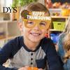 Cute Thanksgiving Gift for Parties Turkey Glasses, Funny Harvest Party Eyewear Kids Festive Orange Holiday Decorations Adults, Felt Pumpkin