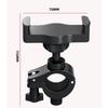 Round Pipe Clamp Phone Holder 360 Rotating Handlebar Mount Universal Phone Bracket  Live