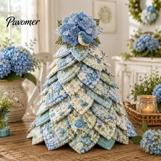 Tischmitte Sonnenblume Biene Baum DIY Bastelset, 3D gestepptes Stoff-Baumwoll-Patchwork-Set, Handgefertigte Tischdekoration für Wohnzimmer Schlafzimmer