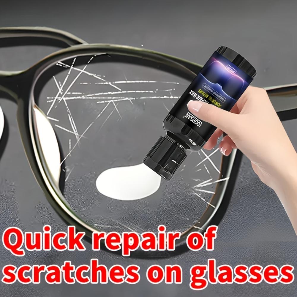 Universal Glass and Lens Scratch Repair Kit - Restores Clarity and Smooth Surface - Suitable for Car Windows, Side Mirrors, Watc