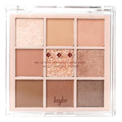 Kibo Fall In Love Shadow Palette, 01 Mood Brown, 1 Piece