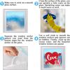 Whaline 9 Sheet Valentine's Day Heart Window Clings Red Pink Love Heart Reble Window Decals for Wedding Anniversary Home Office Classroom Window