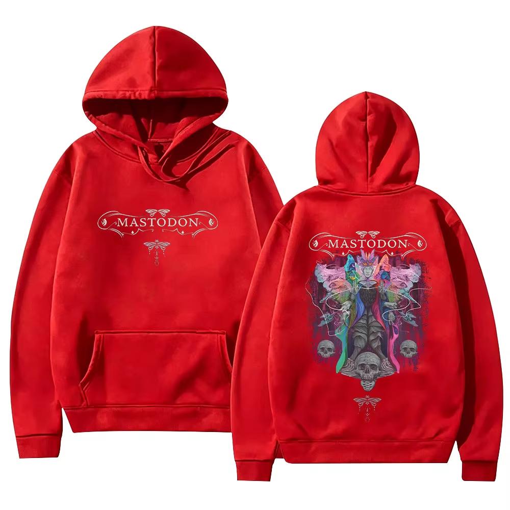 2026 Mastodon Marrow Deep 2026 Album Felpe Band Rock Stampa Vintage Unisex Casual Manica Lunga con Cappuccio Morbido Cotone Felpa Larga Comoda e Versatile