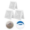 Square Air Diffuser ABS Ceiling Vent Hood Snap-in Panel Air Conditioner Ventilation Outlet White Ventilation Hood Ceiling Outlet