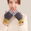 Knitted Half-Finger Winter Gloves