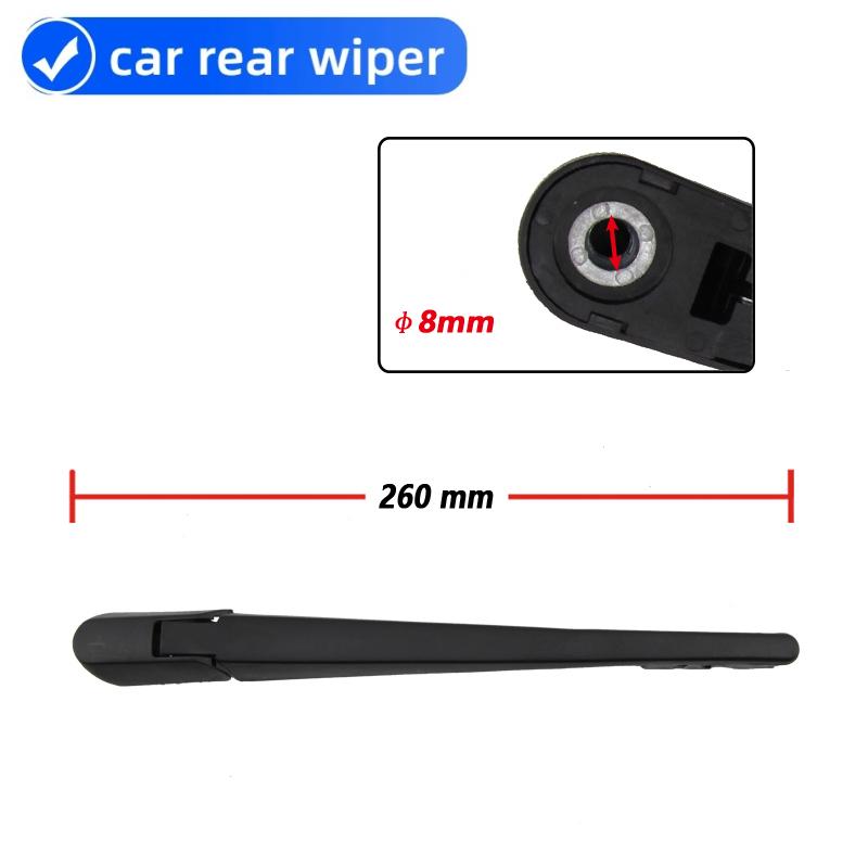 Car Rear Wiper Blade Blades Back Window Wipers Arm For Honda VEZEL Hatchback (2015 Onwards) 255mm Car Accessories Styling