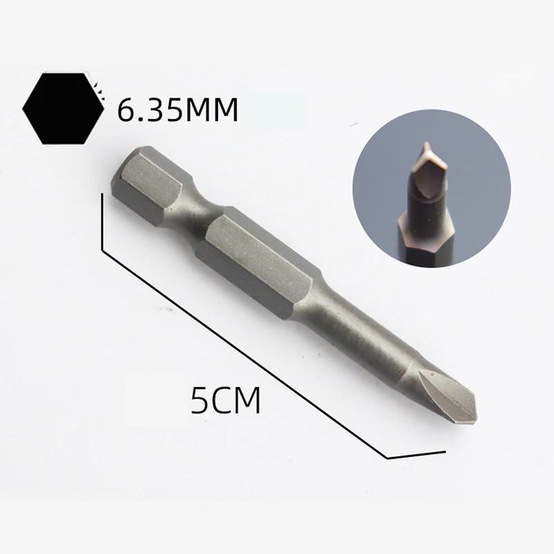 4-13pcs Special-Shaped Screwdriver Set 50mm U-Shaped Y-Type Triangle Inner Cross Three Points Screwdriver Bit Tool Accessories