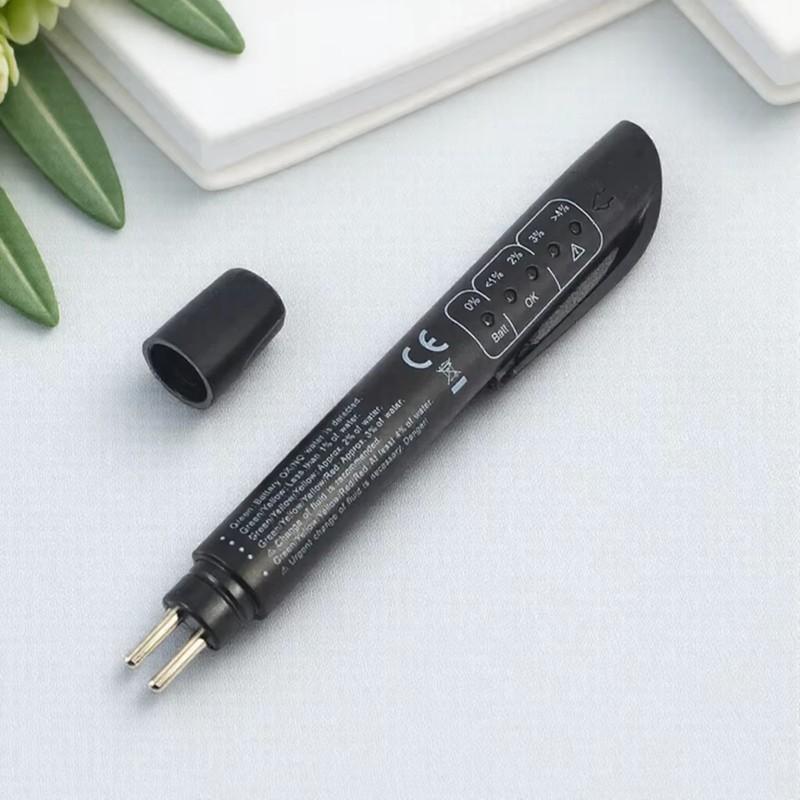 Высококачественный Автомобильный Тестер Тормозной Жидкости Жидкий Тестер Ручка С 5 Светодиодами Автомобильные Инструменты Диагностические Инструменты Мини-Тестер Тормозной Жидкости