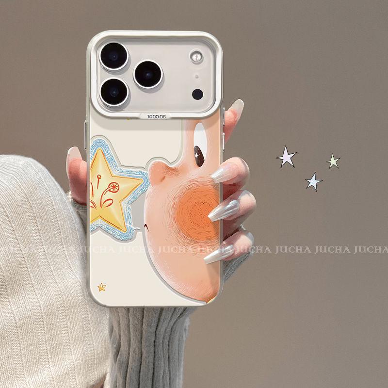 

Apple 17 Pro Max Drop-Proof Phone Case with Cute Big-Eyed Star Design iPhone 17