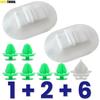 9 PCS For Citroen Ds3 Side Skirt Fixing Clips Trim Panel Retainers Bottom Moulding Exterior Plastic Fasteners 1610186180 Cover