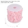 60mCelsiusroll Grinding Pearl Wire Beads Garland String   Wedding Decoration 3mm+8mm(white)