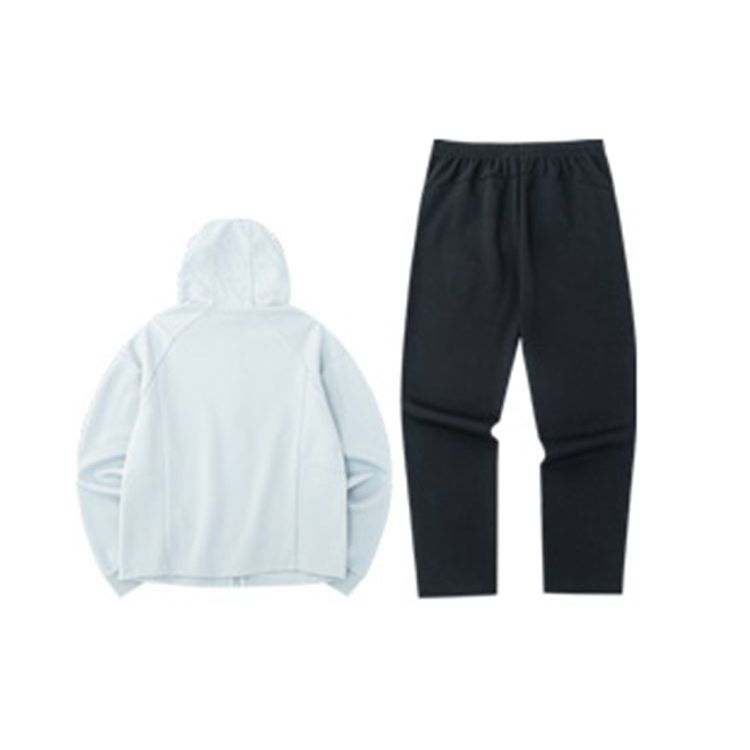 Anta Bedrukt Logo Casual Set Dames Sets Groen Zwart 962237716-1