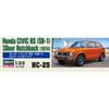 Hasegawa 1/24 Historic Car Series Honda Civic RS SB-1 3-Door Hatchback Plastic Model Kit HC25