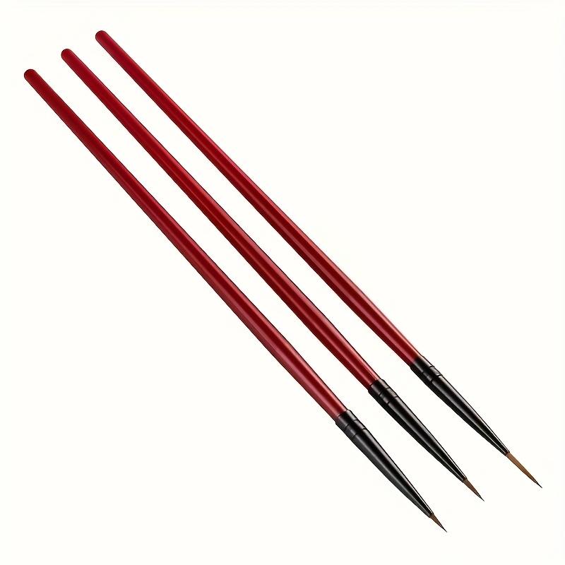 Set de Pinceles Liner para Uñas - Bolígrafos de Dibujo de Detalle Fino para Uñas Acrílicas - Herramientas sin Olor para Pintura y Diseño de Rayas para Manicura DIY de Calidad de Salón