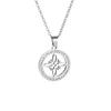 Delicate Crystal Cross Pendant Women Girls Necklace Elegant Party Wedding Jewelry Catholic Amulet Gift