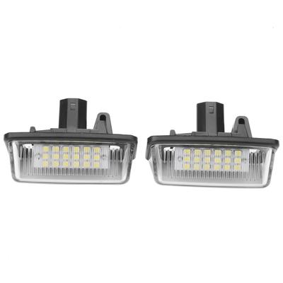 2 adet LED Plaka Lambası 6500K Düşük Güç Tüketimi Corolla Crown Starlet için Uygun